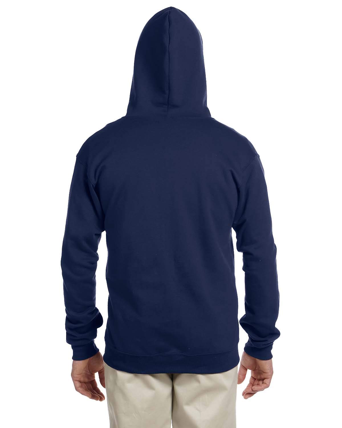 Jerzees mens 993 athletic hoodies, J Navy, Large US