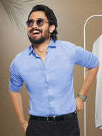 Tee Projekt Shirt for Men Cotton Spread Collar Long Sleeve hirt Parfect for Formal Wear