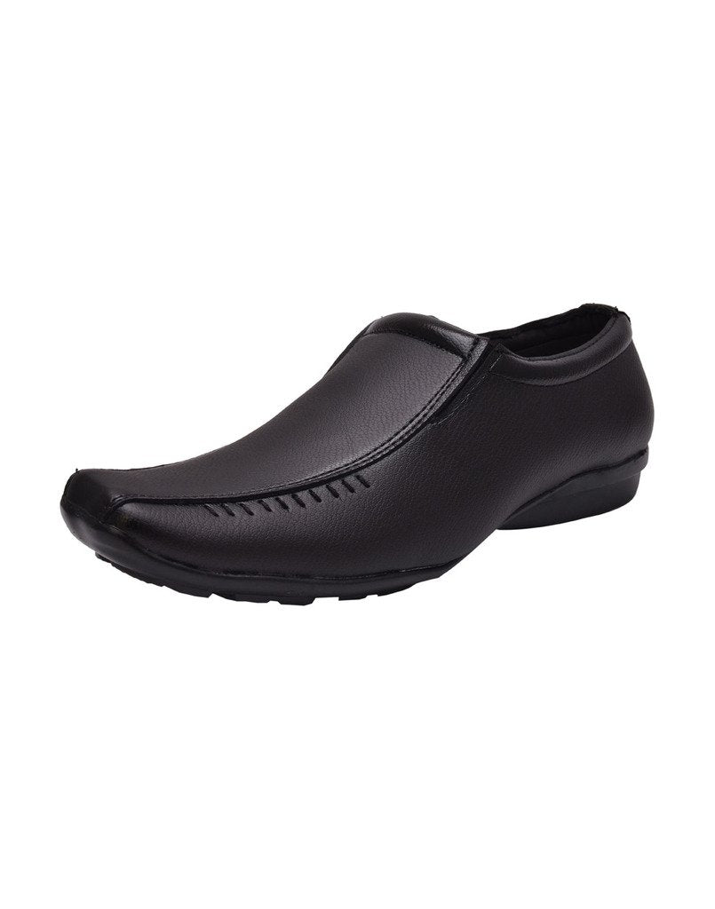 Prolific Mens Black Formal Slip On Shoes6 UK/India (40 EU)(FM1046/Black/6) 6