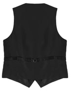 Gioberti Mens Formal Suit Vest, Black, 3X-Large