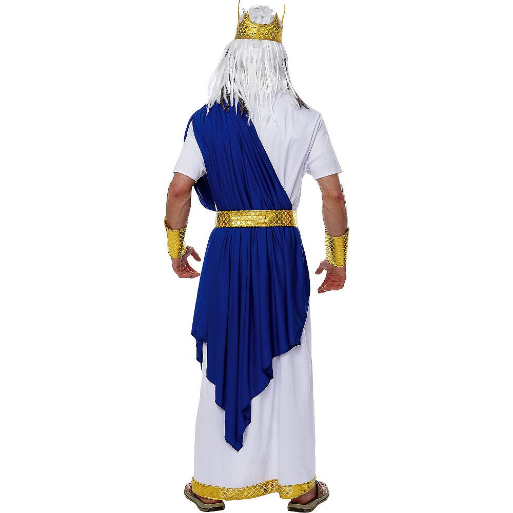 Costume Culture Men's Neptune Costume, White, Standard