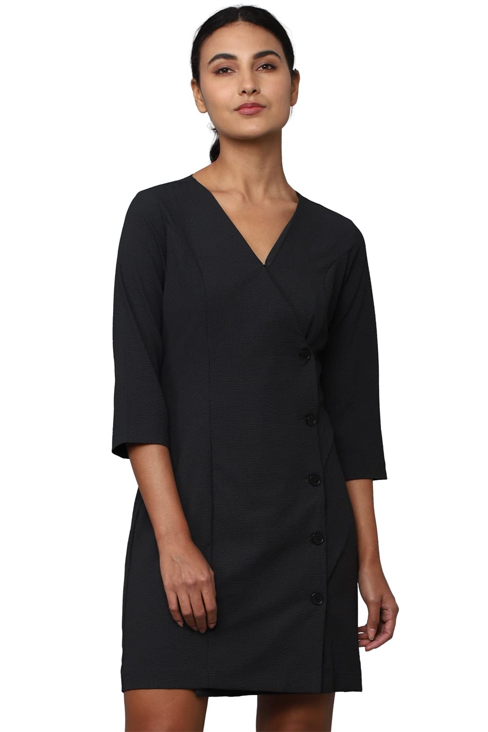 Allen Solly Women Regular Fit Solid Casual Jumpsuit