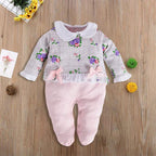 BABY GO 3-6M/6-9M/9-12M Full Sleeves Rompers/Sleepsuit/Jumpsuit/Nightsuits/Infant Wear/Clothes for Baby Girls