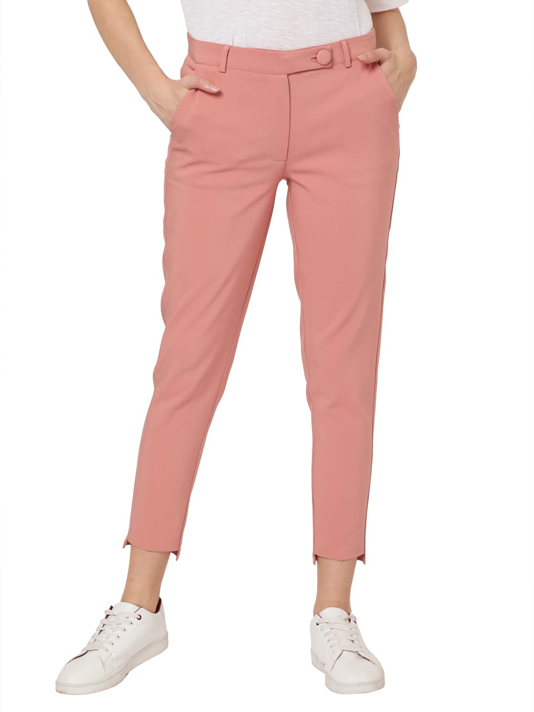 Vero Moda Skinny Fit Pants (10256558_Old Rose_Xs)