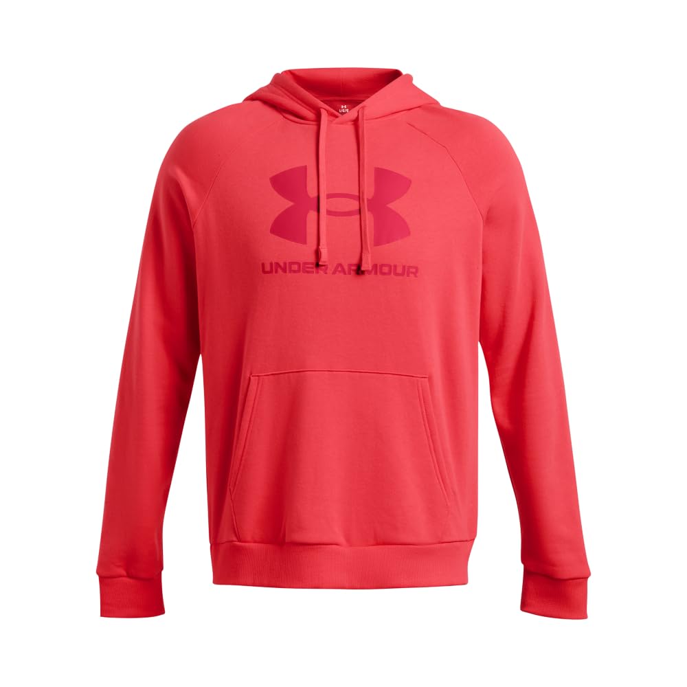 Under Armour Men's Rival Fleece Logo Hoodie, (713) Racer Red / / Racer Red, 4X-Large Tall