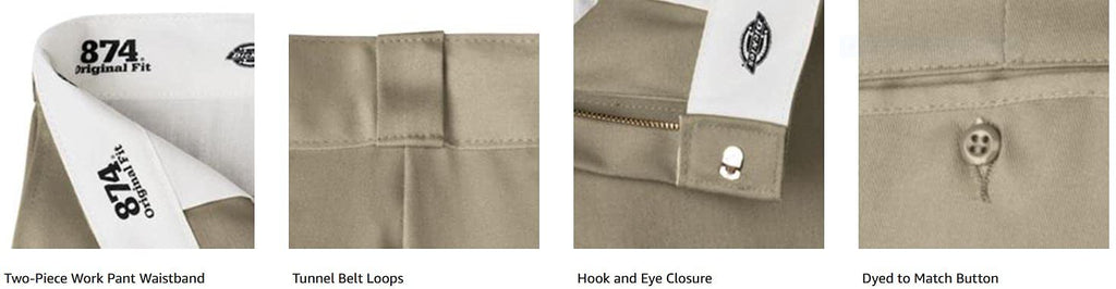 Dickies Men's Original 874 Work Pants, Dark Brown