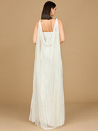 Lara 51214 - Beaded Wedding Gown with Cape