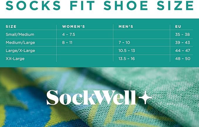 Sockwell Men's Pulse OTC Firm Graduated Compression Sock, Grey, Medium/Large