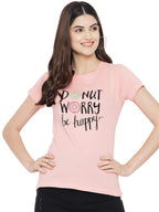 Preneum Womens Cotton Regular Fit Latest Graphic Stylish Printed Short Sleeves Casual T-Shirt || Latest Trendy & Styling (Pack