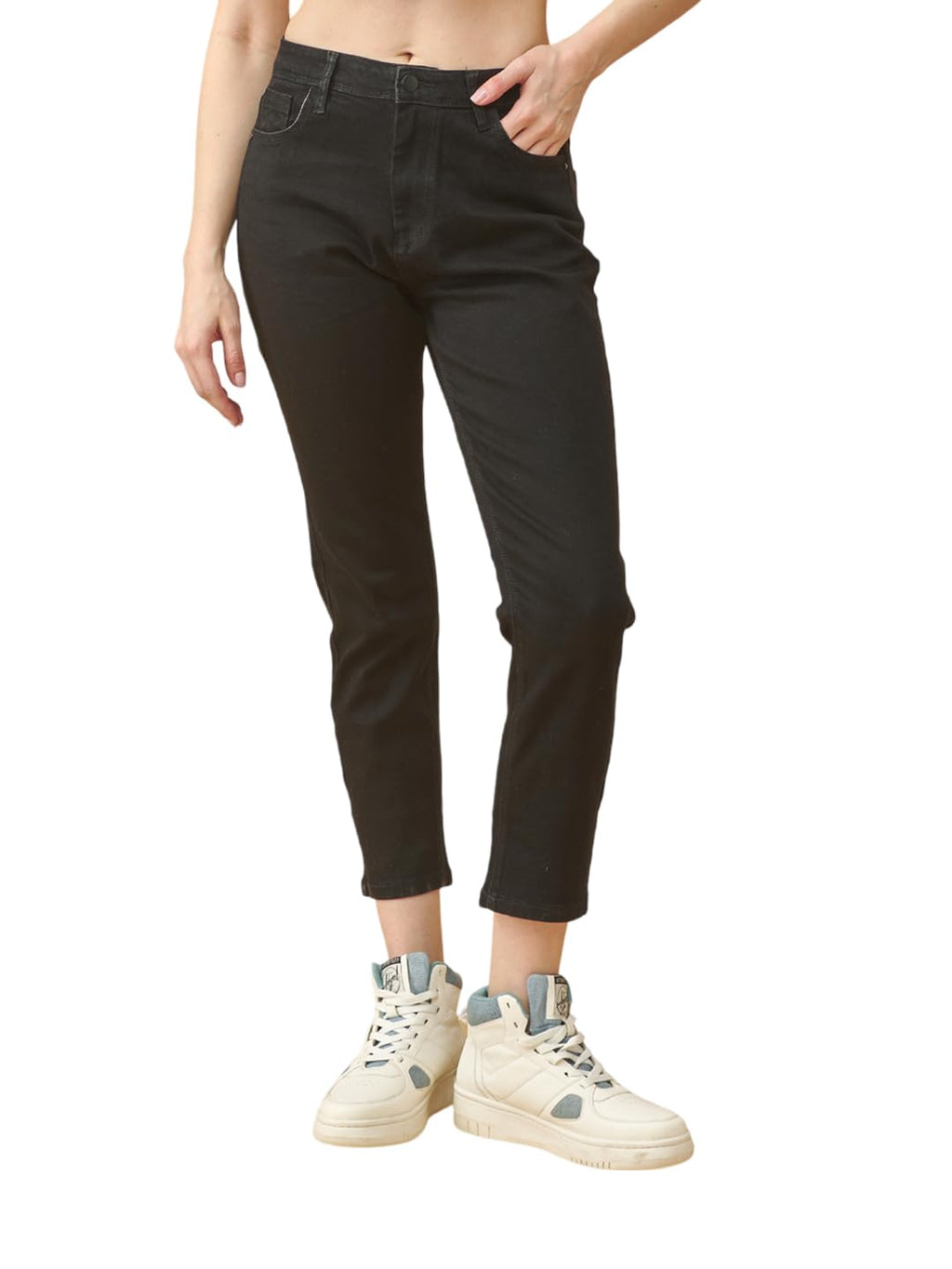 Lyra WomenS Mid-Rise Slimfit Ankle Length Jeans|Stretchable Fabric For Comfort|Trendy & Stylish Denim|Size - 32