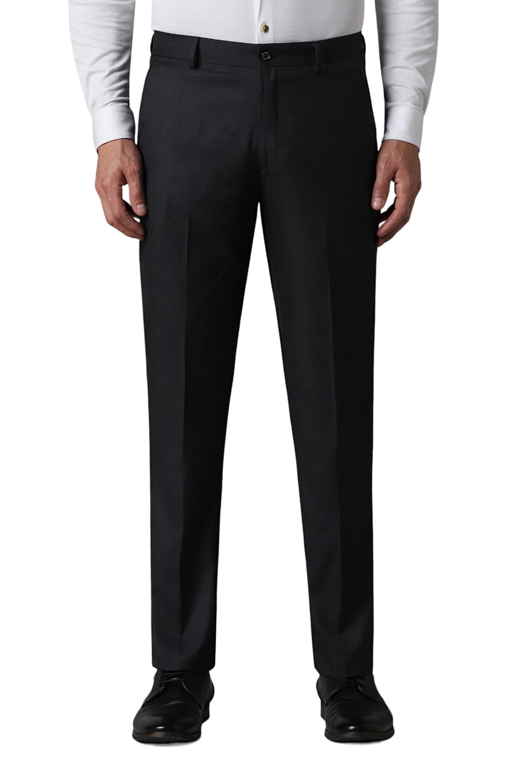 Louis Philippe MenS Regular Pants (Lptfmrgbf84125_Charcoal