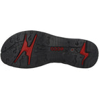 ECCO Women's Yucatan Sport Sandal, Black/Mole/Black Oil Nubuck, 12-12.5