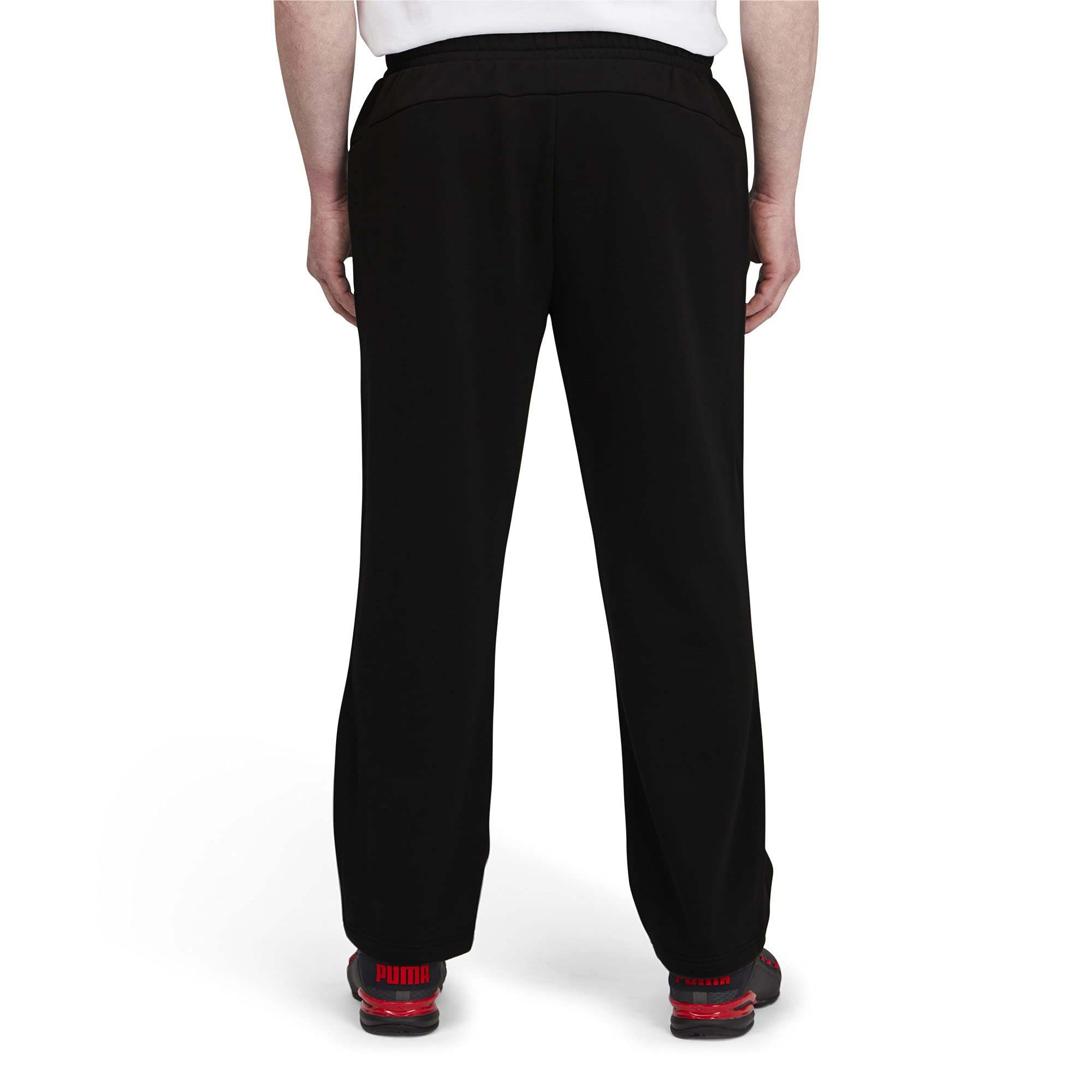 PUMA Mens Essentials Fleece (Available In Big And Tall Sizes) Sweatpants, Cotton Black, XX-Small US