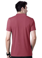 Noble Monk Mens Polo Neck Half Sleeves Color Blocked T-Shirt