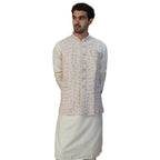 Manyavar Mens Nehru Jacket (JAC251-303_Beige