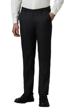 Louis Philippe MenS Slim Pants Black