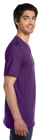 Unisex Jersey Short-Sleeve V-Neck T-Shirt - TRUE ROYAL - XS(D0102H7WcV6)