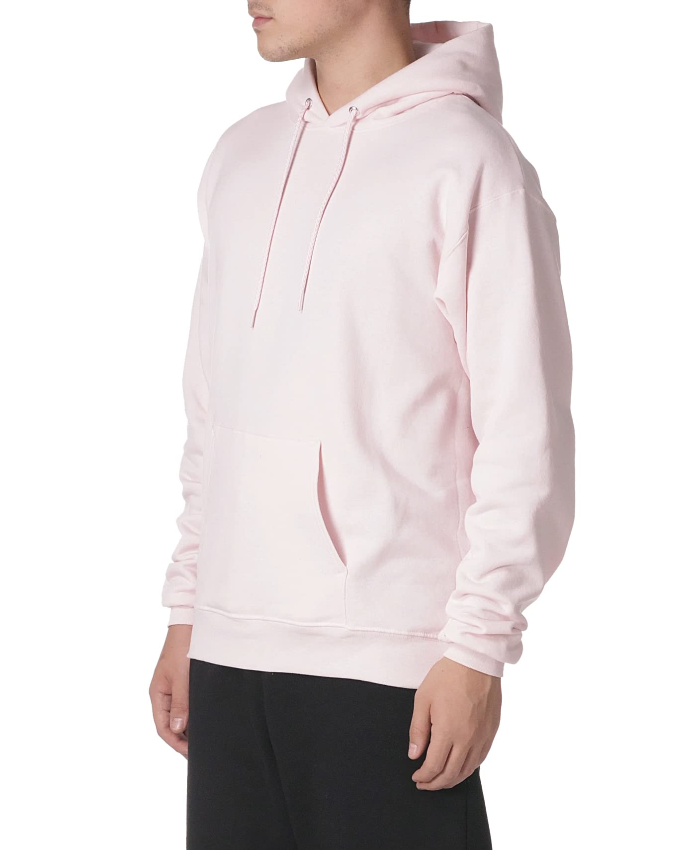 Unisex Ecosmart 5050 Pullover Hooded Sweatshirt - WHITE - S(D0102H7MEN2)