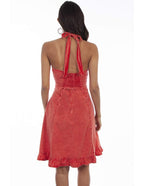 HALTER DRESS PERUVIAN COTTON