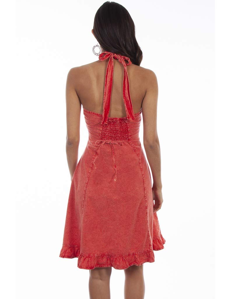 HALTER DRESS PERUVIAN COTTON