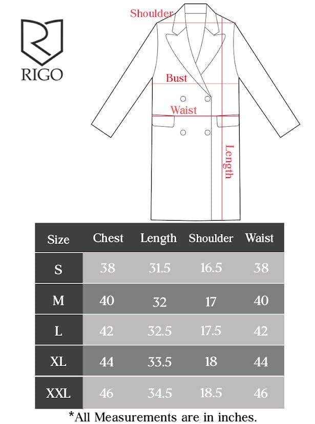 Rigo Cotton Polar Fleece Solid Overcoat for Men | Regular Fit Lapel Collar Long Jacket Overcoat | Winter Wear Mens Long Overcoa