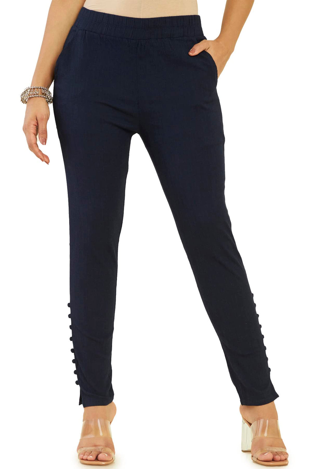 Soch Women Cotton Solid Pant