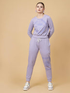 Rigo Long Sleeves Printed Track Suit For Women | Round Neck Tracksuit For Women | Suitable for Yoga, Jogging & Gym | Workout Clo