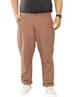 Thomas Scott Mens | Plus Size | Regular Fit | 100% Cotton | Breathable Fabric | Solid Color | Trouser | Chino | Casual Pants fo