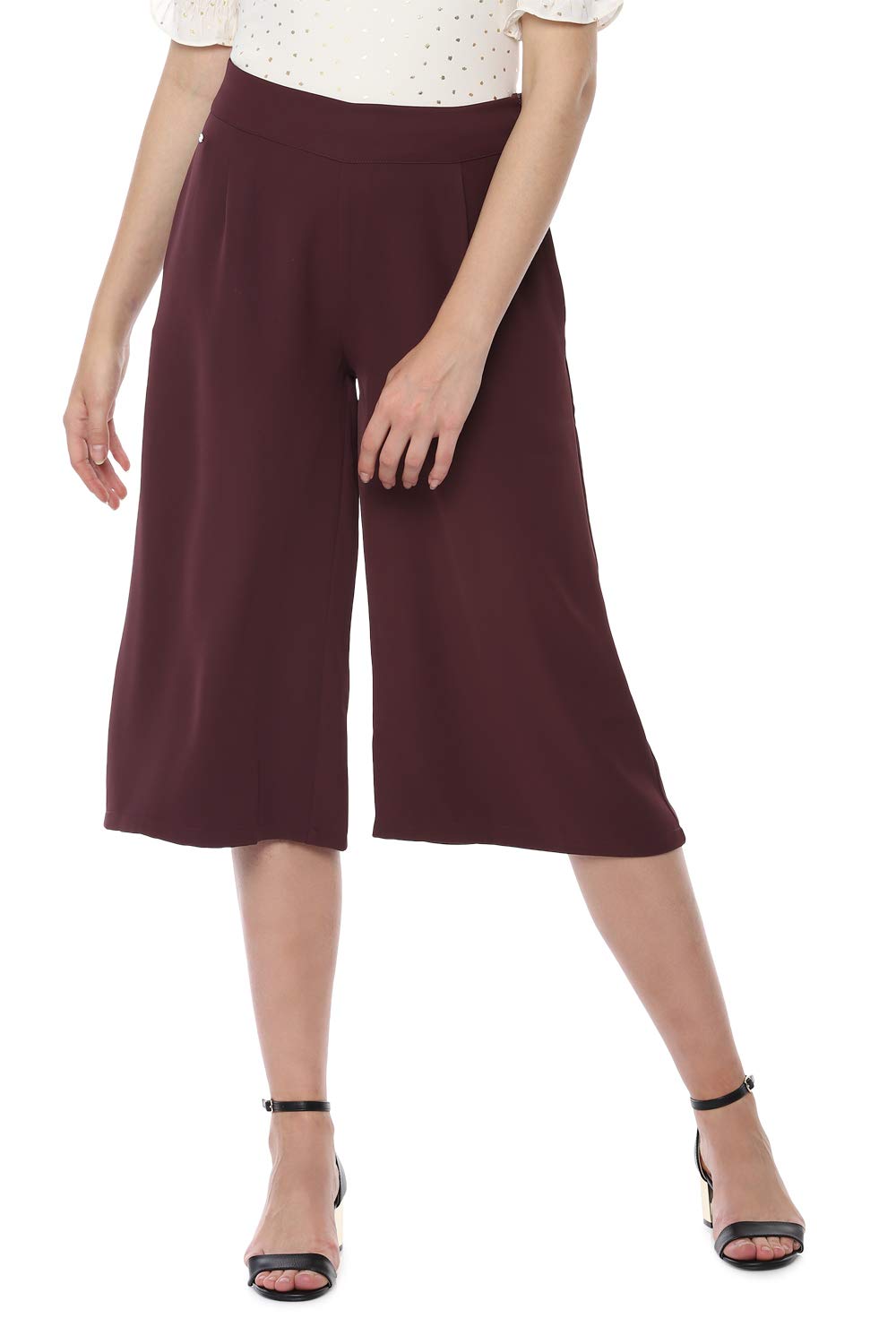 Allen Solly Women Regular Fit Relaxed Fit Solid Pants