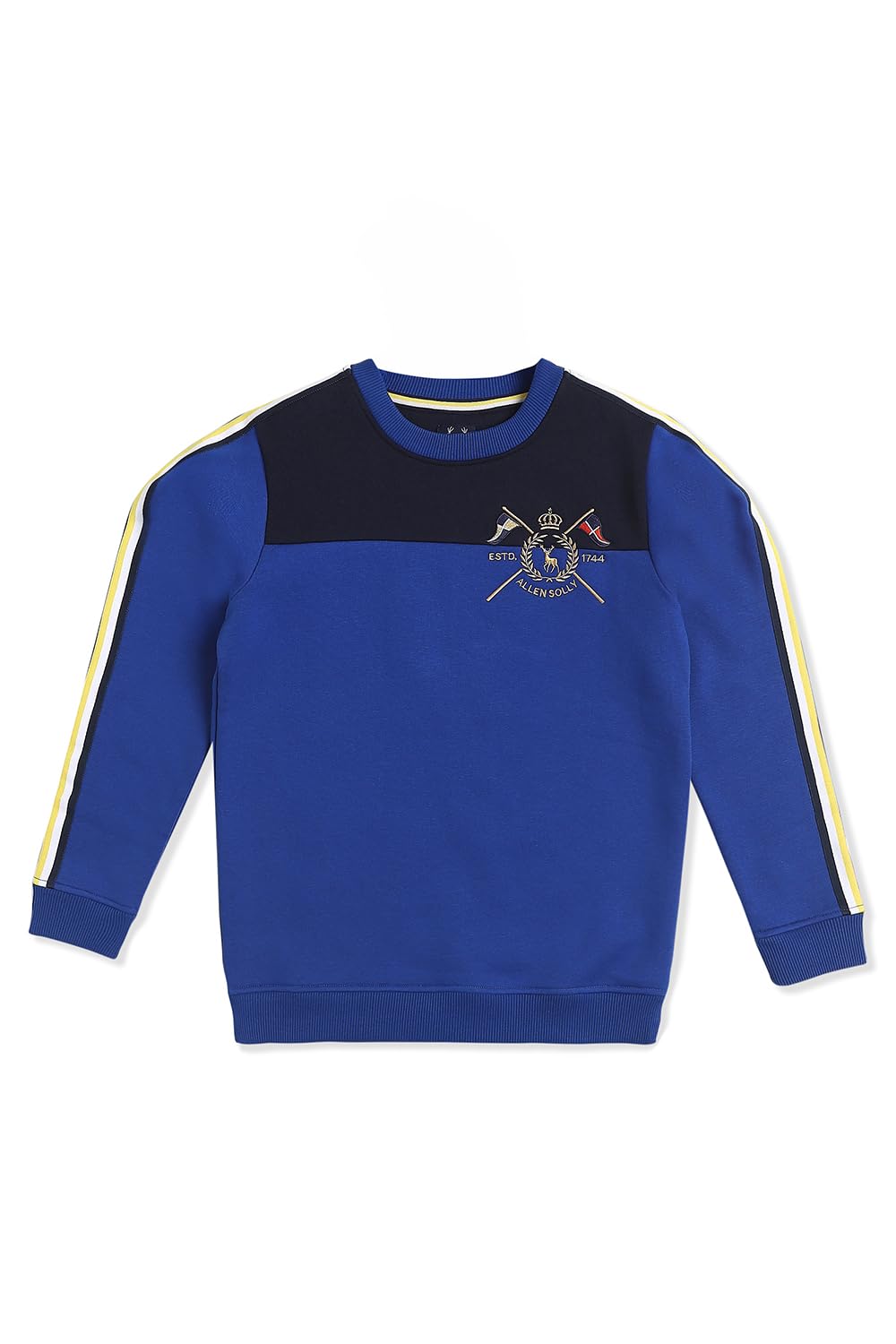 Allen Solly Boys Regular Fit Full Sleeve Crew Neck T-Shirt