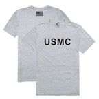 Relaxed Graphic T's, USMC, H.Grey, L