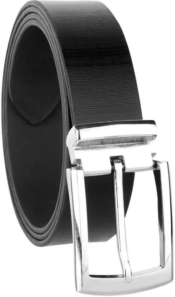 Men Black Genuine Leather Belt ()_1199 38