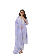 Ishin Gotta Patti Tie-Up Kurta With Pants And Dupatta