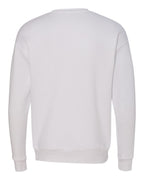 Unisex Drop Shoulder Fleece - WHITE - XS(D0102H7W9ST)