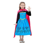 Dressy Daisy Baby Toddler Girls Ice Princess Snow Queen Coronation Dress Up Costume with Cape Halloween Christmas Party Outfit S