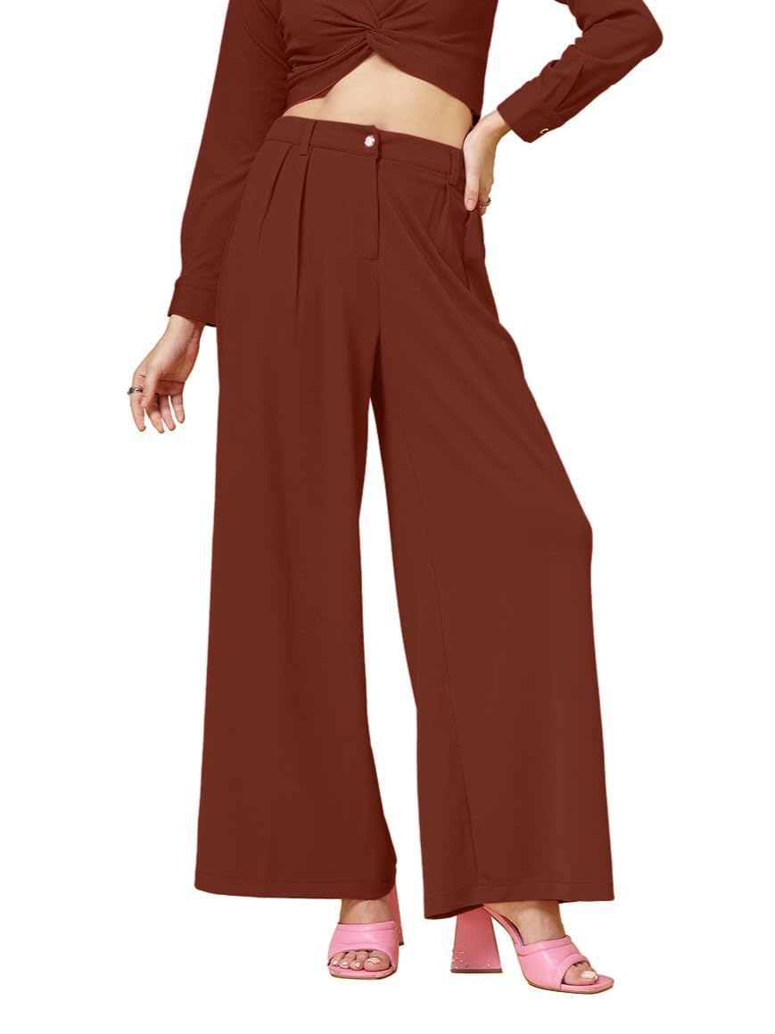 Womens Val Wide Leg Women Trouser | Pants for Womans | Korean Pant for Woman | Formal Pant for Woman | Flared, Baggy, and Loose