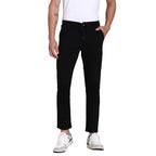 Dennis Lingo Slim Fit Black Chino for Men