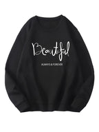 Kotty Women Full Sleeve Round Neck Pinted Sweatshirt