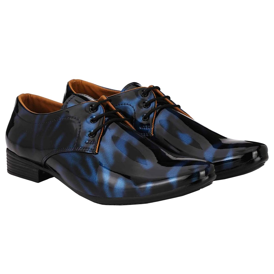 Attractive Trendy Formal Shoes/Party Shoes/Shoes Combo with Free Wallet & Belt for Men and Boys (BAZAAR11355_KJBlkRBR) 10