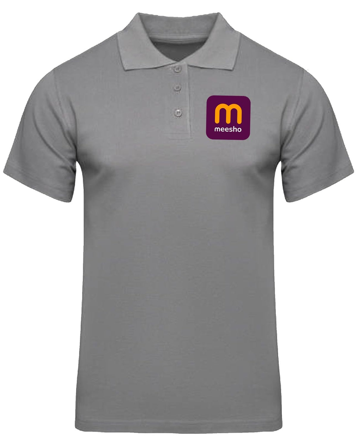 American Apple Amazon, Meesho, Jiomart, Indiaamart Logo Printed Polo/Collar Half Sleeve Staff TShirt for Men and Women (XXL, Me 2