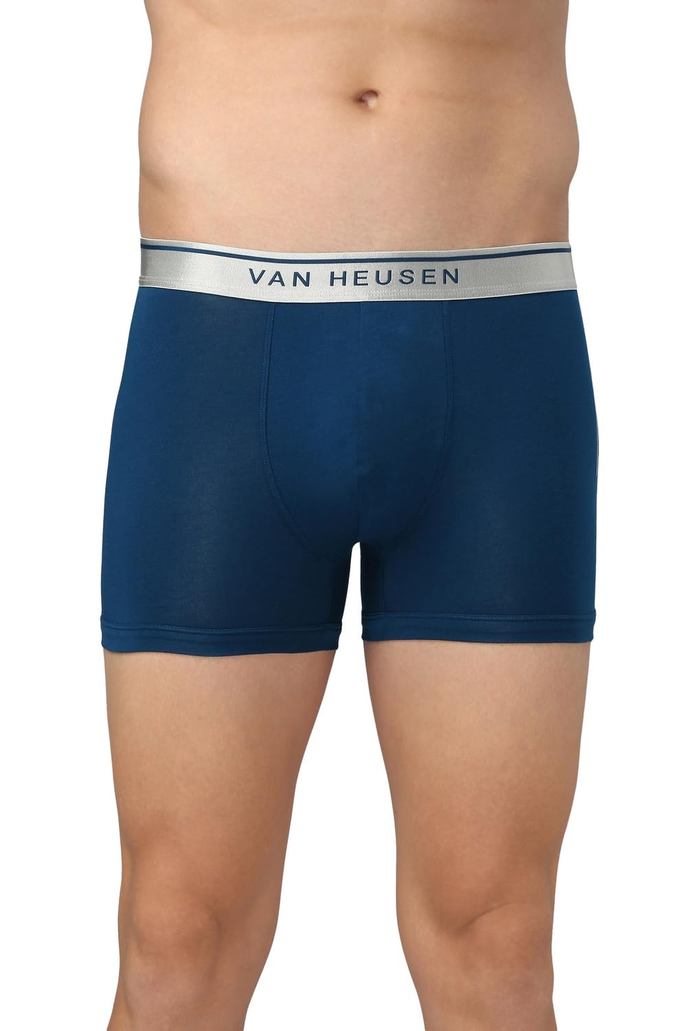 Van Heusen Men Blue Solid Anti Bacterial Colour Fresh Trunk  Pack Of 1 Cotton Blend Blue_S
