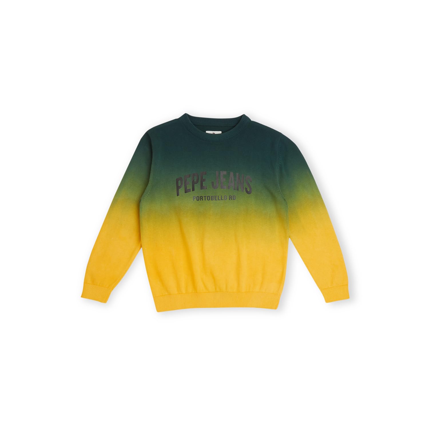 Pepe Jeans BoyS Cotton Crew Neck Sweater (Pb701217_Gold Yellow