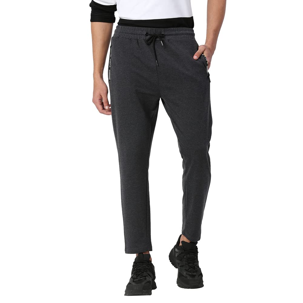 Pepe Jeans MenS Slim Track Pants (Pm211567_Anthra Mel_L)