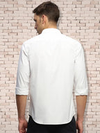 Tee Projekt Cotton Spread Collar Long Sleeve Shirt for Men Formal Shirt Casual Men Shirt