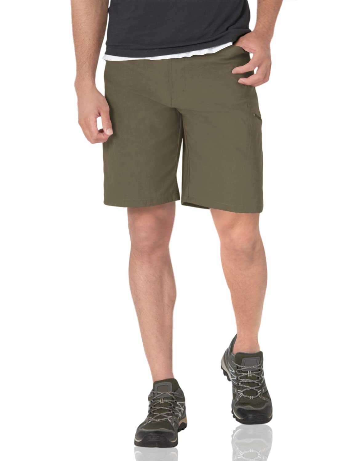 Wrangler Authentics Men's Performance Comfort Flex Cargo Short, Morel, 38