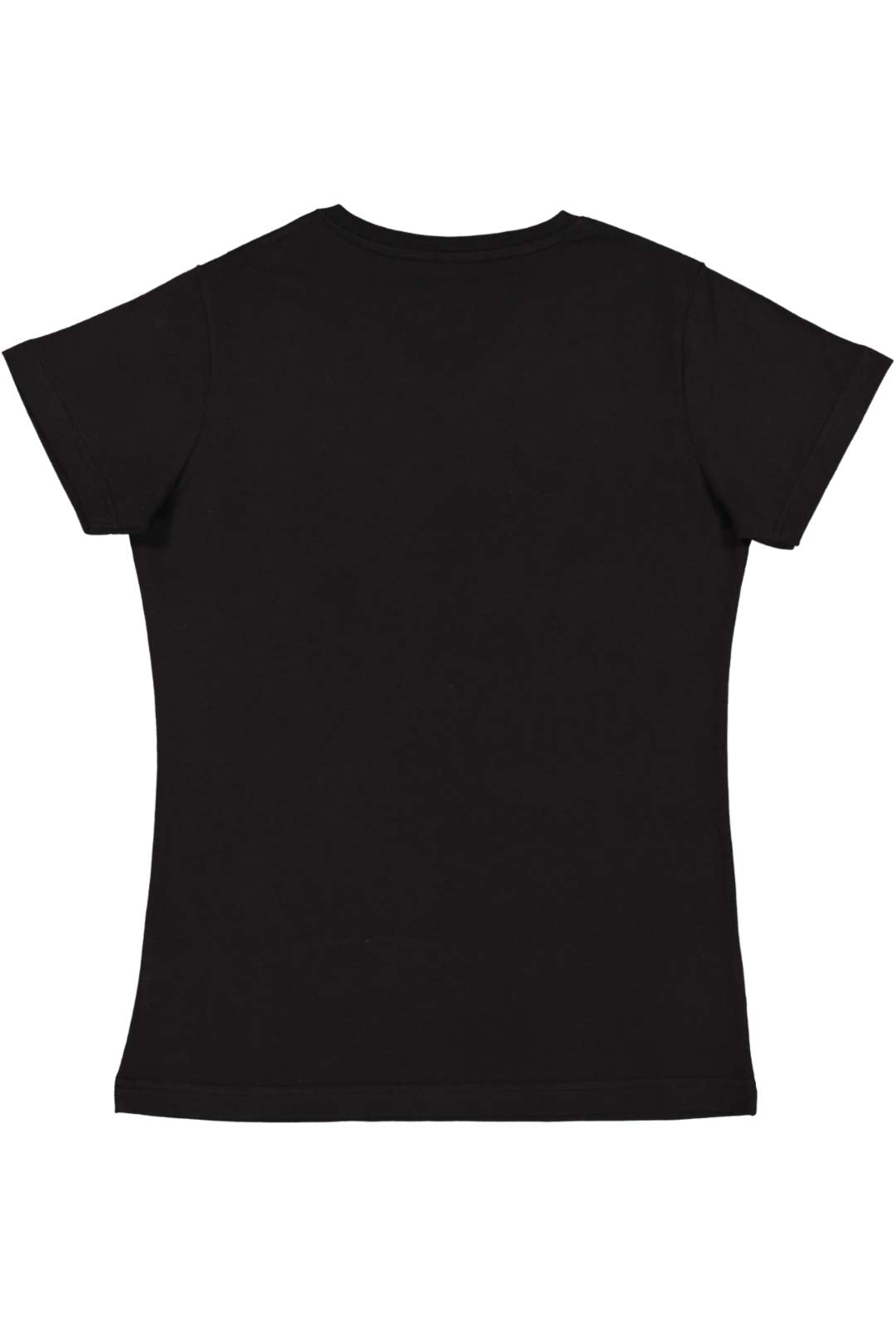 Ladies V-Neck Fine Jersey T-Shirt - BLAcK - S(D0102H7DMZ2)