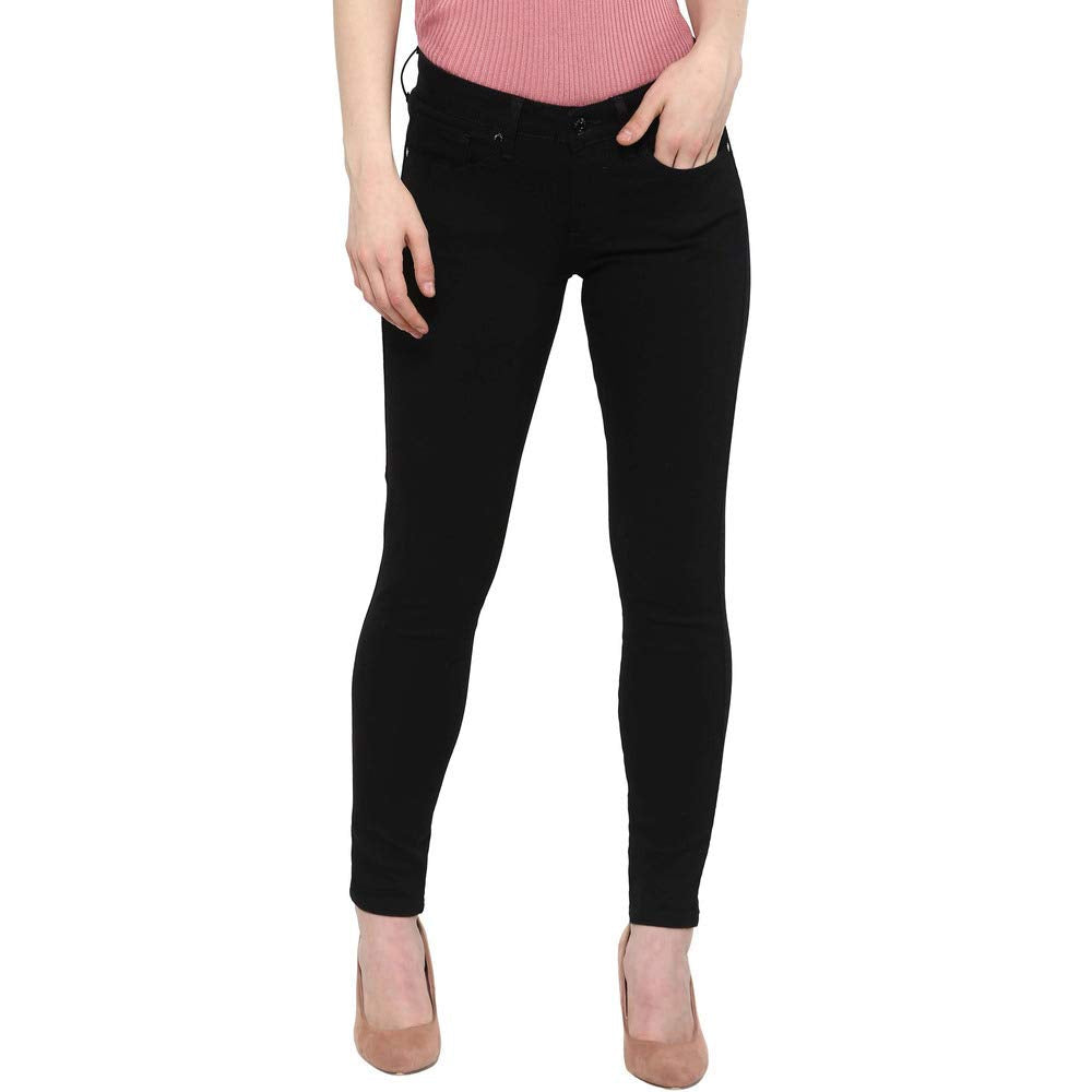 Pepe Jeans WomenS Skinny Fit Jeans (Pl203866Ba0_Black_26)