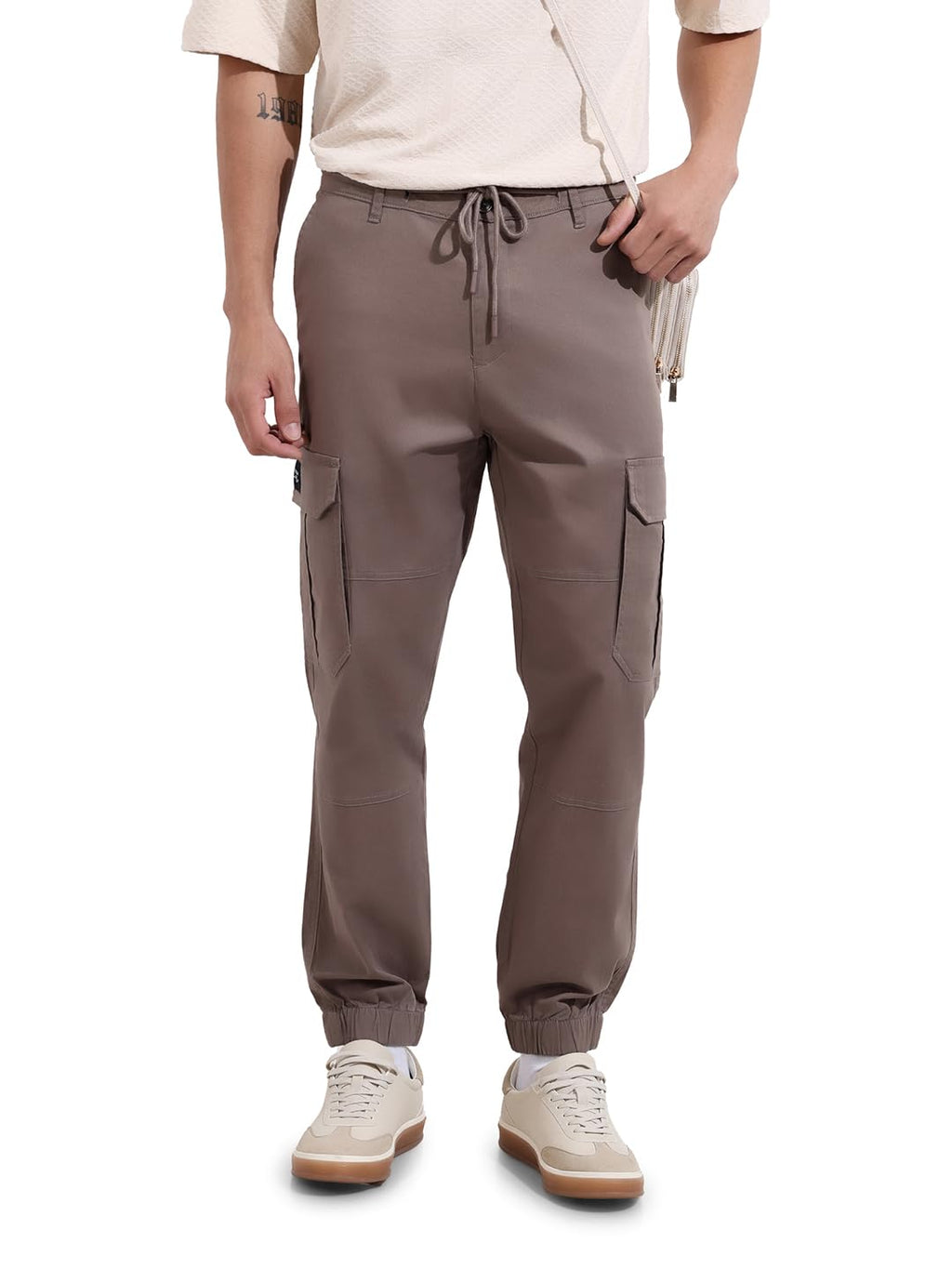 The Indian Garage Co Mens Regular Fit Solid Sweater