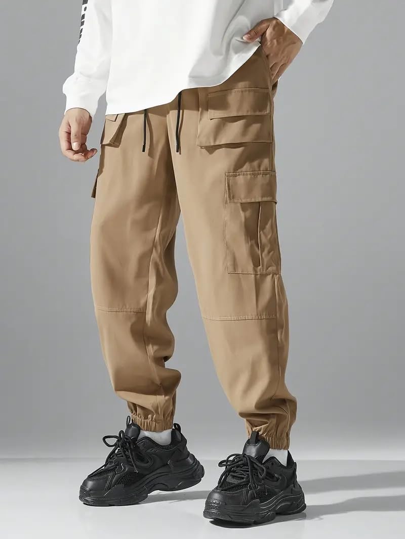 Indoprimo Men Cargo || Men Cargo Pants || Men Cargo Pants Cotton || Cargos For Men || Men Cargo Trouser - Paris (In, Alpha, 2Xl,