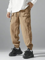 Indoprimo Men Cargo || Men Cargo Pants || Men Cargo Pants Cotton || Cargos For Men || Men Cargo Trouser - Paris (In, Alpha, Xl,